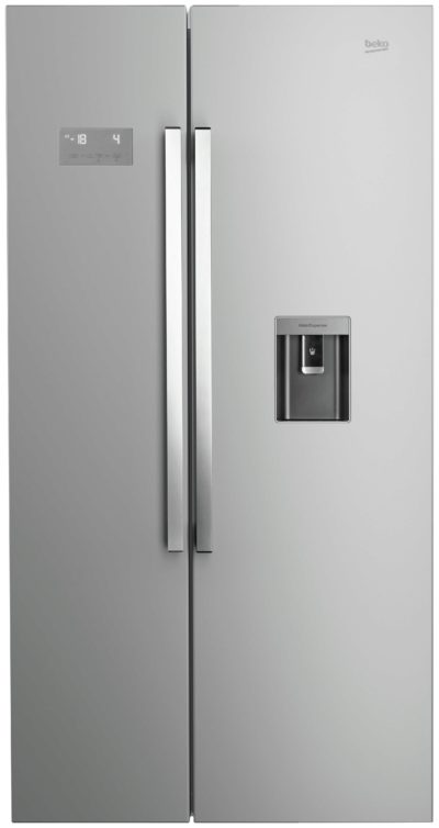 Beko - ASD241X American - Fridge Freezer - Stainless Steel